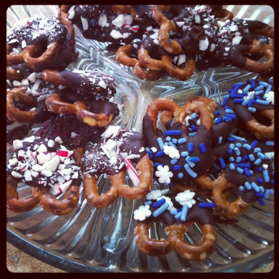 chocolate dipped pretzels the conservative way